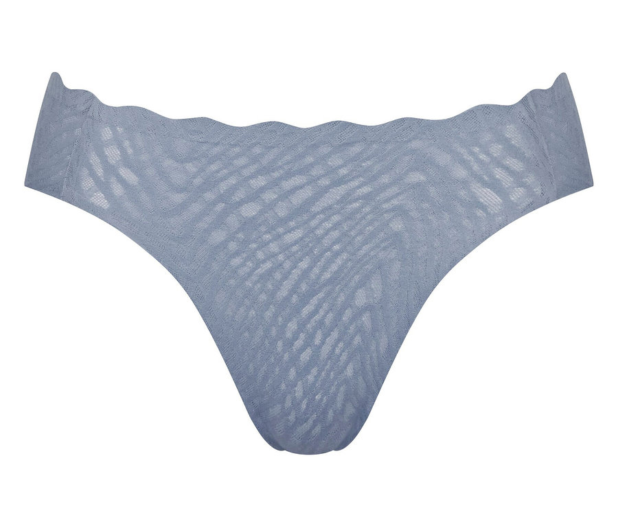 Kékes szürke, magas szárú sloggi ZERO Feel Bliss Heigh leg alsó.