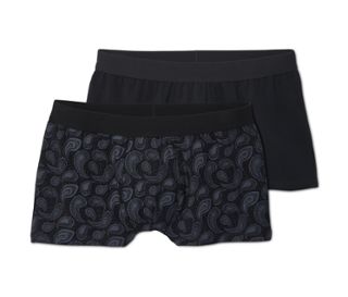 1x fekete, 1x fekete-szürke paisley-mintás