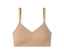 Juharszínű SCHIESSER láthatatlan betétes bustier melltartó vékony pántokkal.