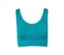 Varrásmentes bustier sportmelltartó, türkiz - Türkiz