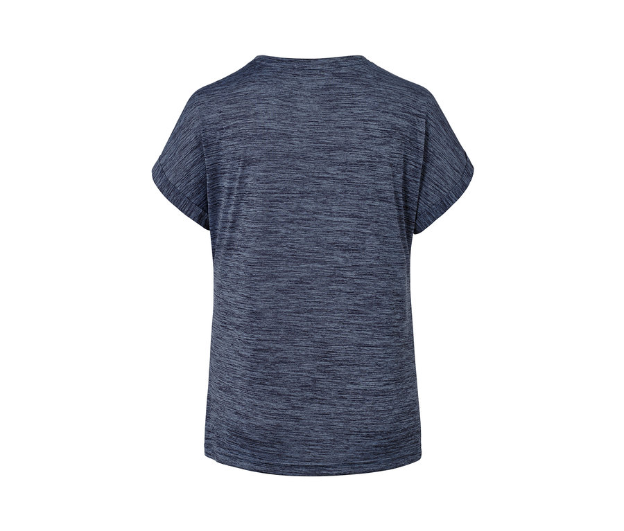 Melírozott sötétkék női funkcionális felső.