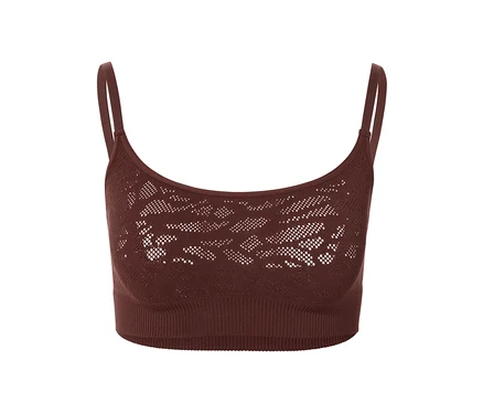 Barna, varrásmentes bustier csipkemelltartó.