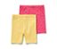 2 kerékpáros leggings gyerekeknek, pink és sárga - Sárga és pink
