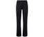 Fekete, magas derekú, trapézszárú leggings fehér háttér előtt.