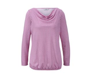 Pink alapon fehér-szürke pöttyös