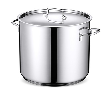 XL-es nemesacél leveses fazék, fedővel