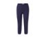Sötétkék, csipkés szegélyű 3/4-es leggings.