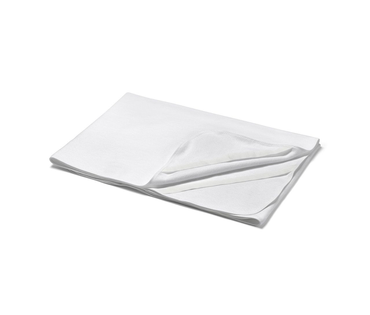 Fehér matracvédő, kb. 90 x 200 cm, 100 x 200 cm, 140 x 200 cm és 180 x 200 cm méretben.