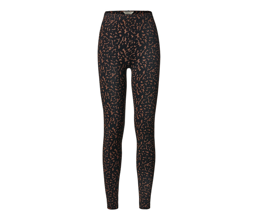 Fekete leggings barna mintával.