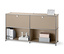 Felületek: fényes taupe<br>Váz: krómszínű