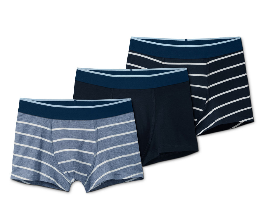 Három darab fiú boxer alsónadrág.