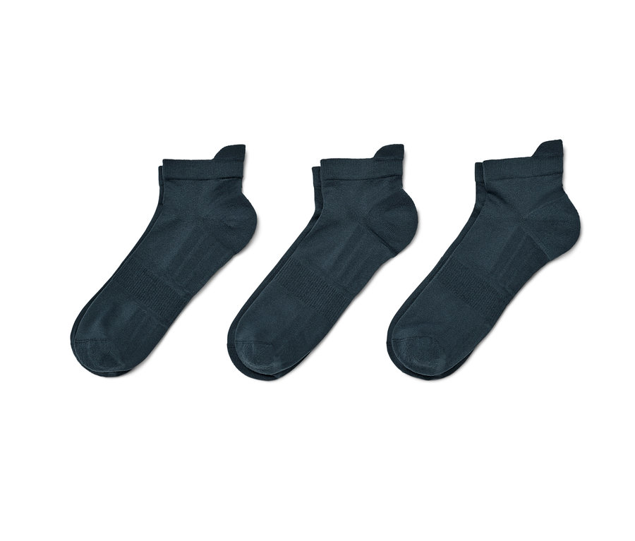 Három pár unisex sport bokazokni.