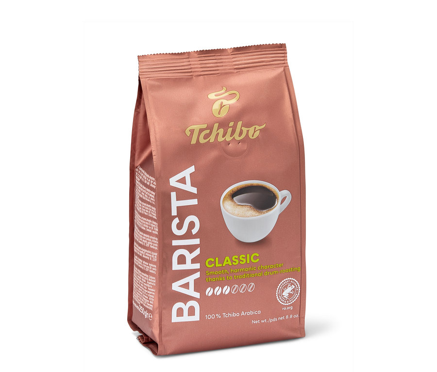 Tchibo Barista Classic őrölt kávé csomag.