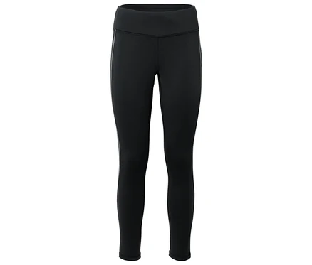 Fekete, magas derekú leggings.