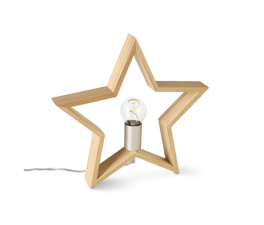 LED-es facsillag, középen egy izzóval.