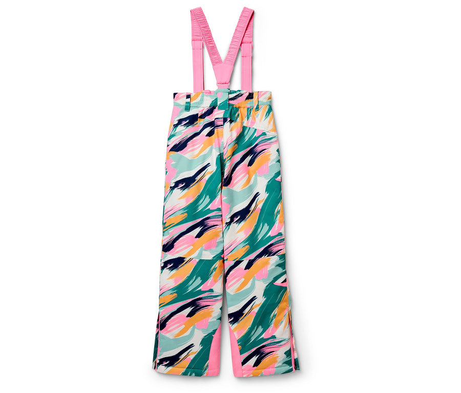 Síszemüveg színes mintával és rózsaszín részletekkel.