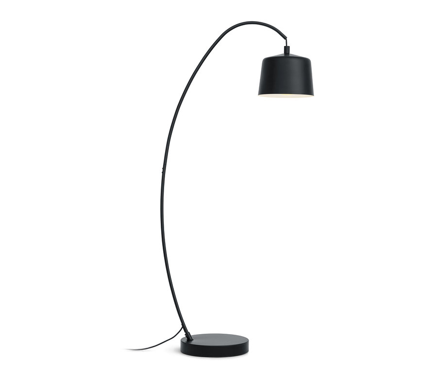 Fém hajlított állólámpa.