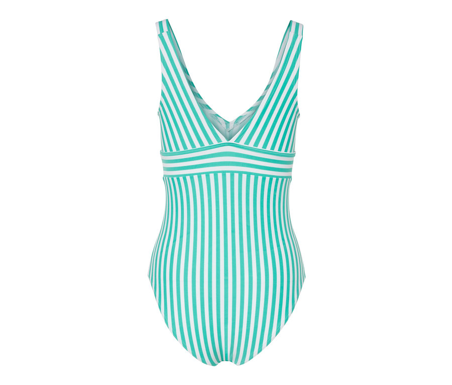 Csíkos fürdőruha.