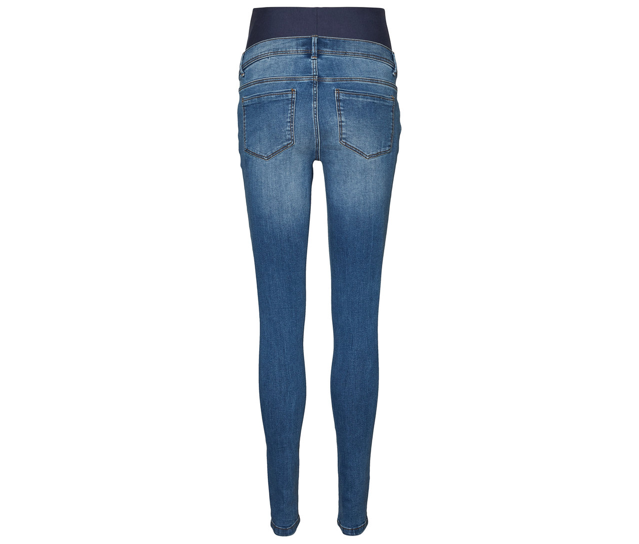 A MAMALICIOUS MLMILA SLIM MEDIUM BLUE JEANS A. NOOS hátulnézete.