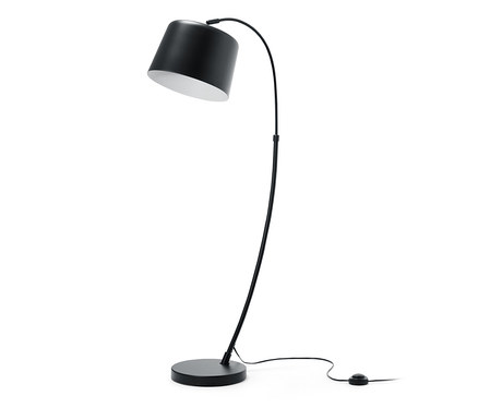 Fém hajlított állólámpa