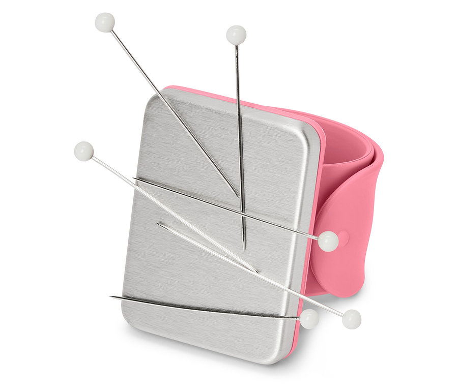 Armnadelkissen mágneses tűpárna tűkkel.