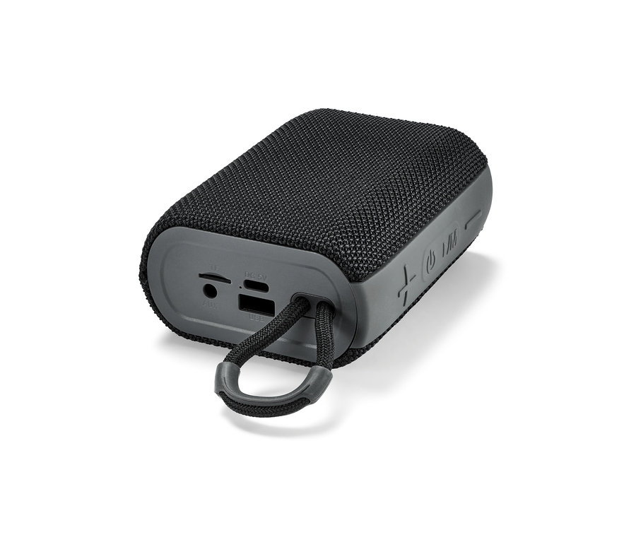 Fekete Bluetooth® hangszóró.