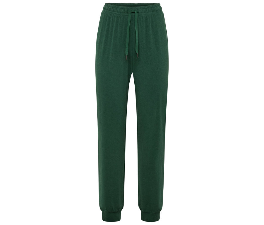 Zöld színű, húzózsinóros jogging alsó.