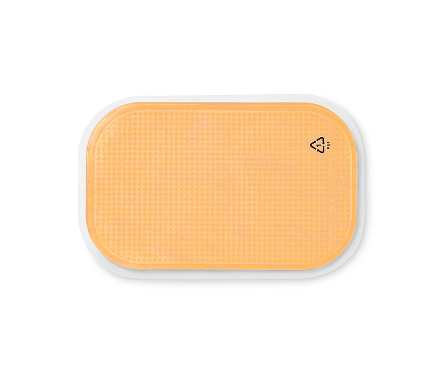 Egyetlen csúszásgátló szőnyeg alátét közelképe.