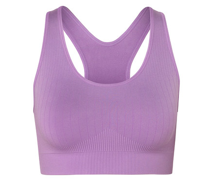 Varrásmentes bustier sportmelltartó