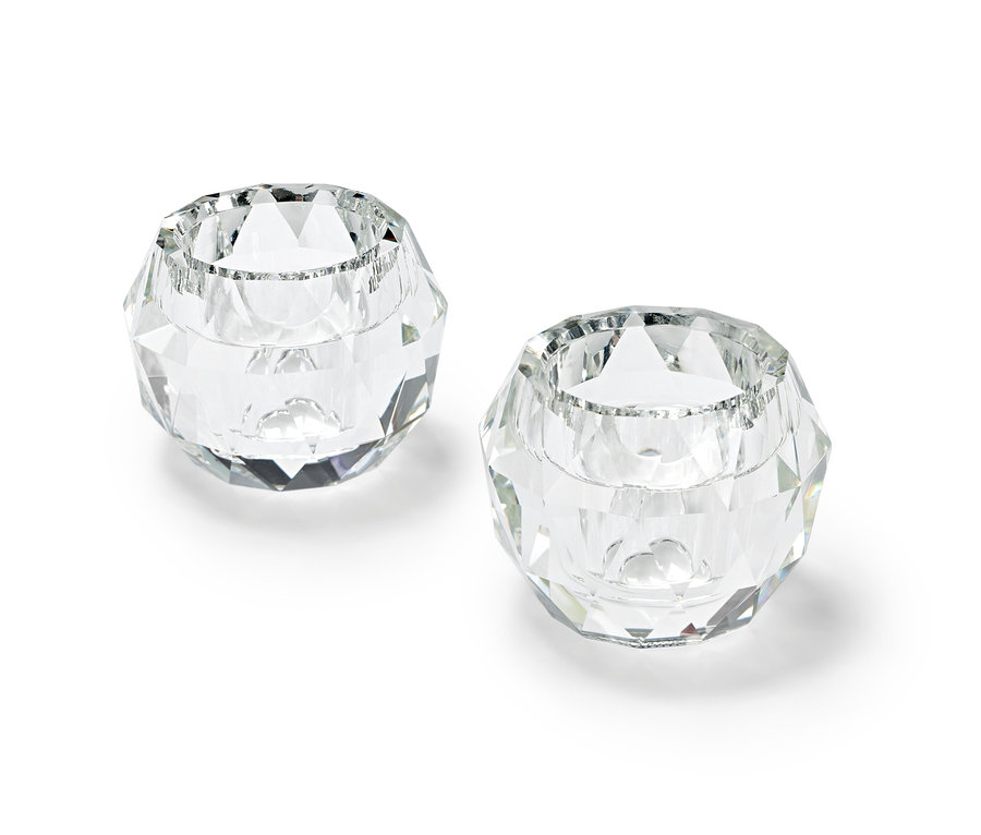 Két üveg gyertyatartó.