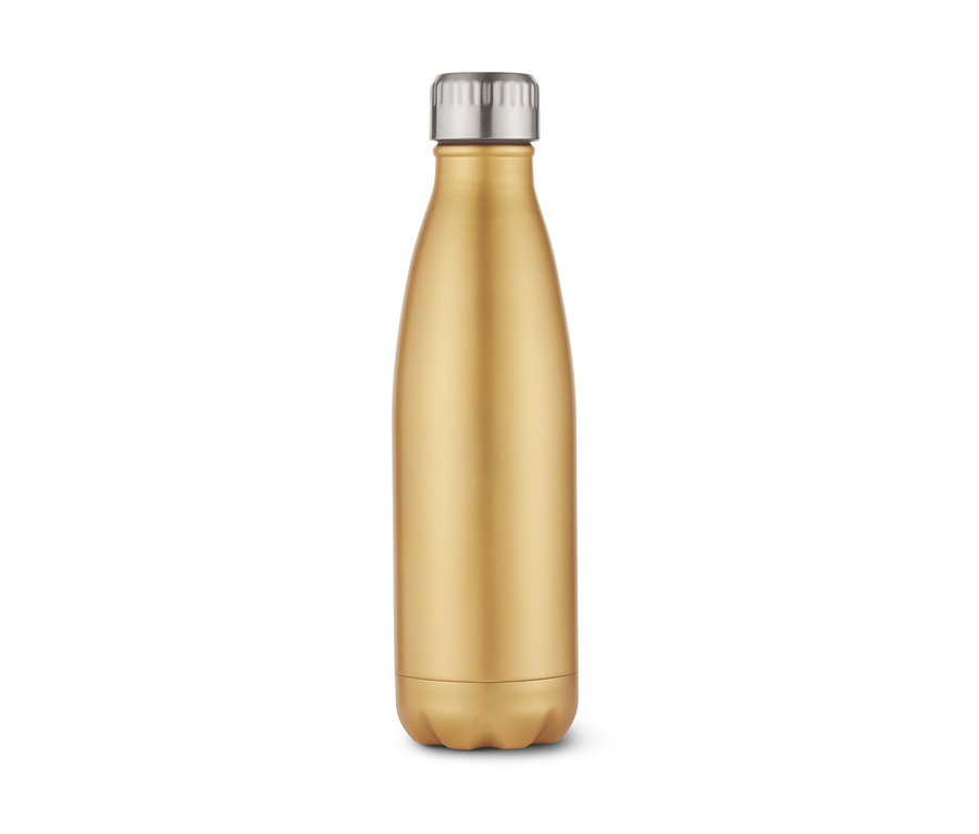 Arany színű termosz, 450 ml-es.