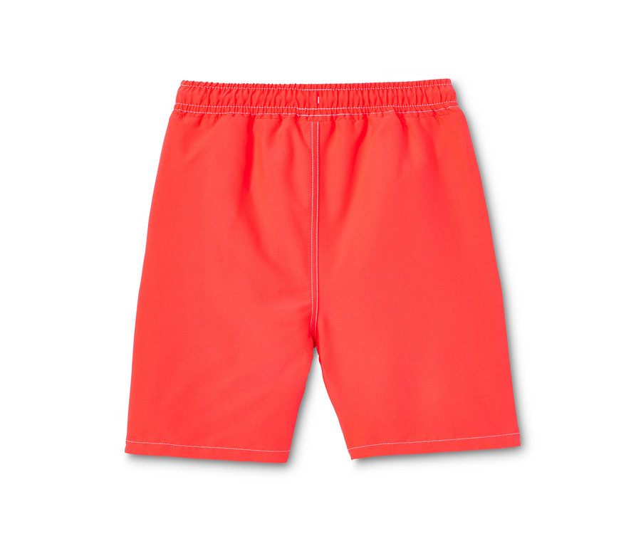 Piros fiú boardshort fürdőnadrág.