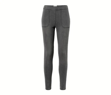 Női szürke jeggings.