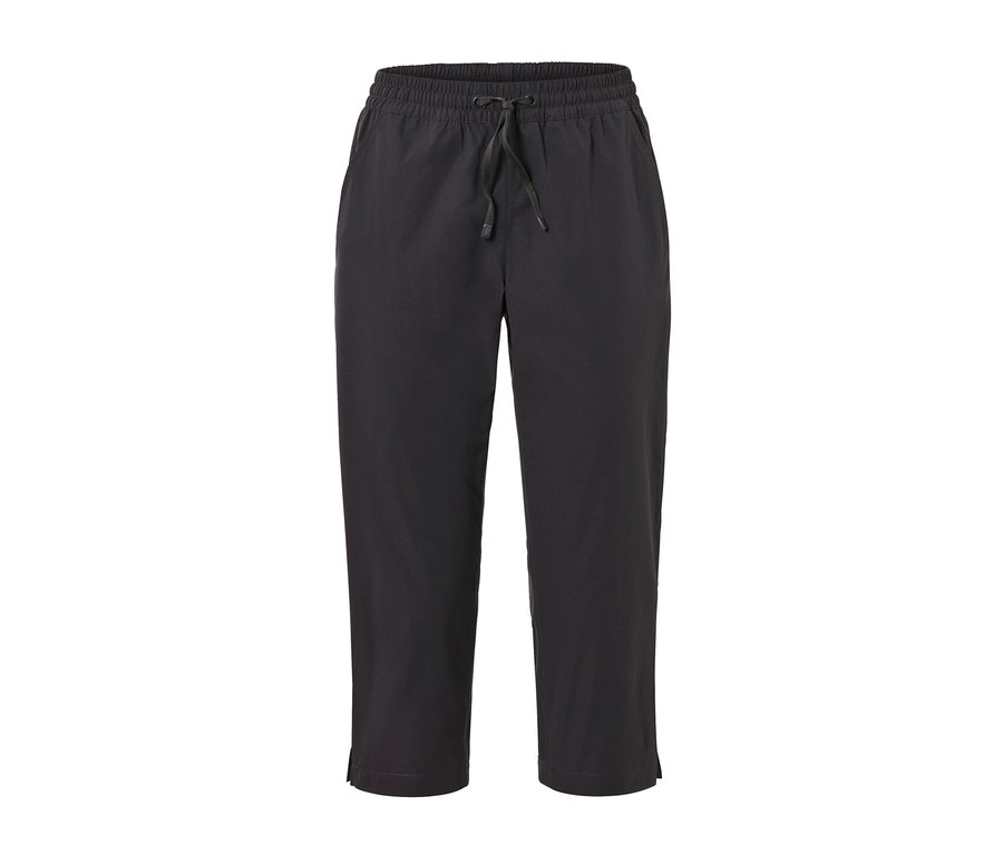 Fekete női 3/4-es softshell nadrág.