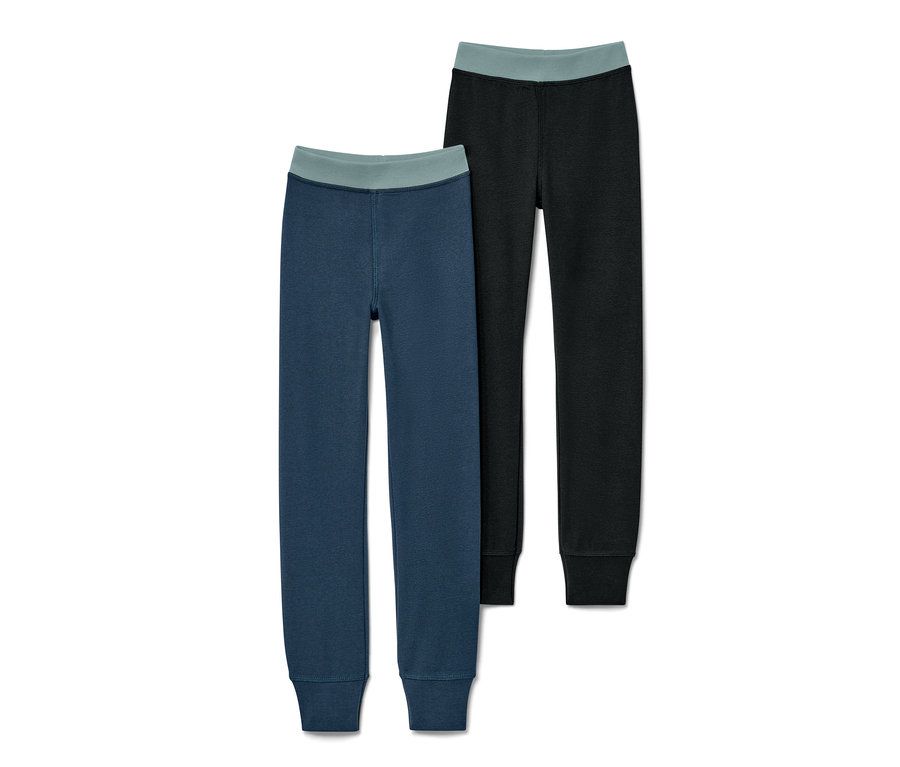 Két fekete és sötétkék gyerek jégeralsó.