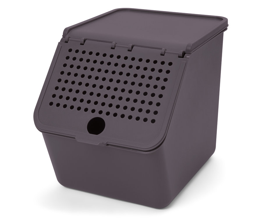 Lila zöldségtároló.