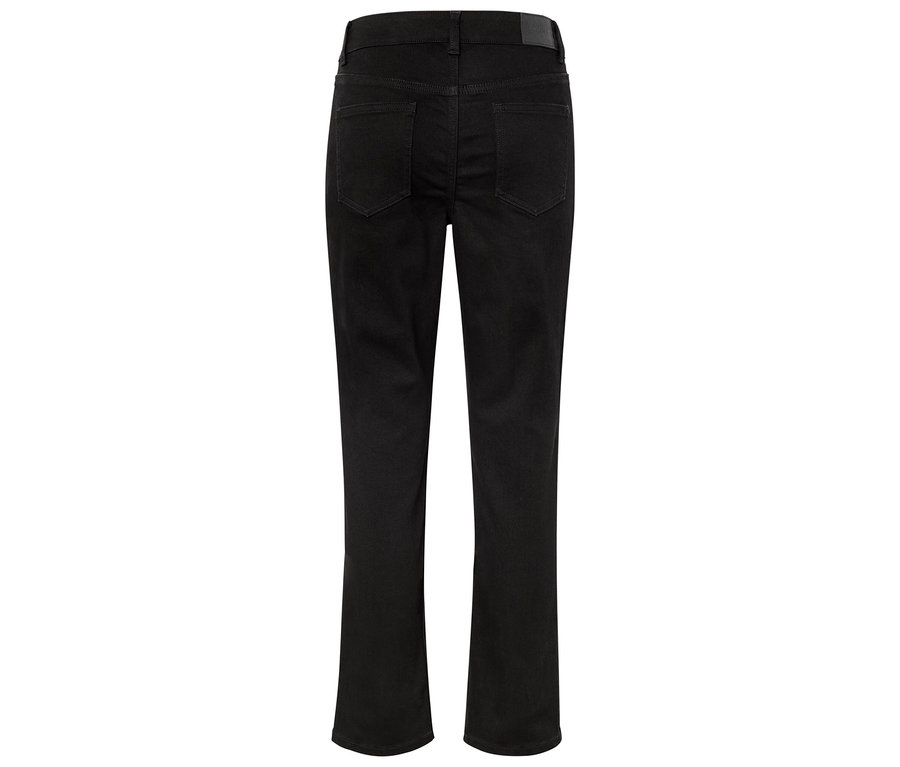 Fekete farmernadrág hátulról.