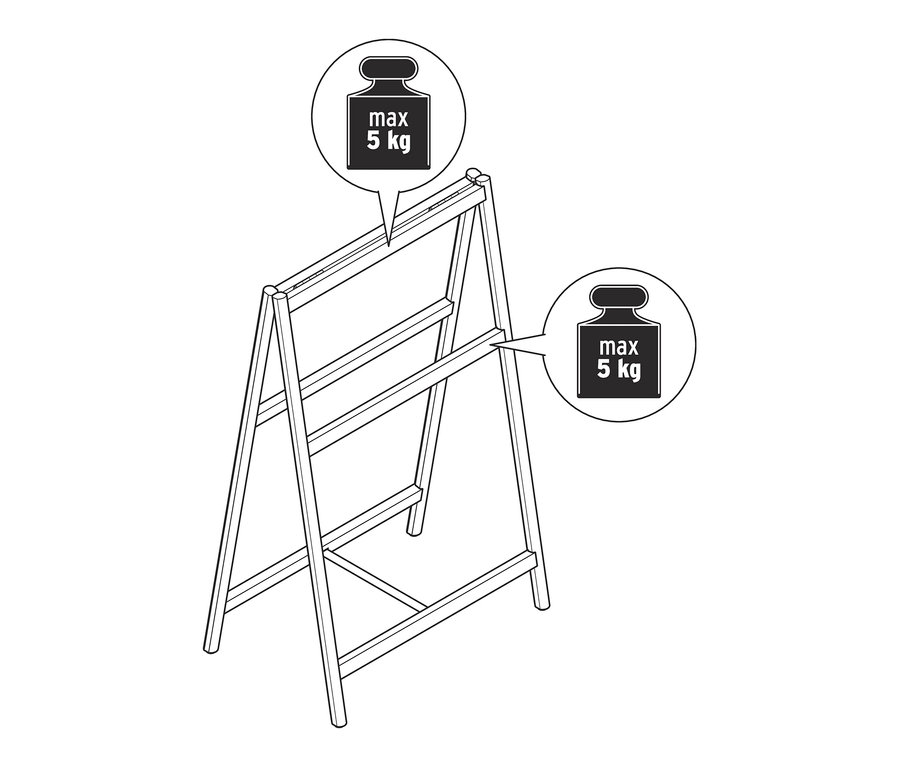 Vázlat egy kaucsuk törölközőtartó állványról.