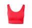 Piros, női bustier sportmelltartó.