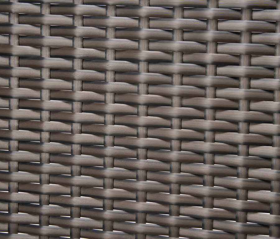 A polyrattan kerti sarokülőgarnitúra részlete.