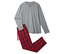 Pizsama flanelnadrággal, szürke-piros - /img/gQw3lEXl/64/image.jpeg