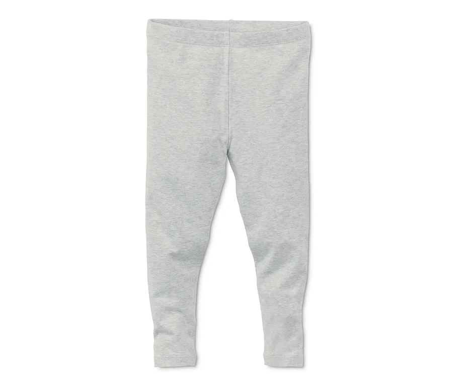 Szürke 2 darabos leggings szett fehér alapon.