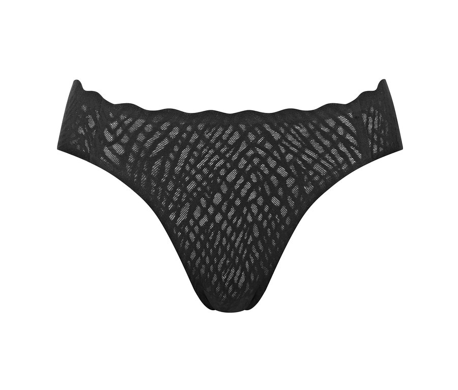 Fekete sloggi ZERO Feel Bliss High leg bugyi.