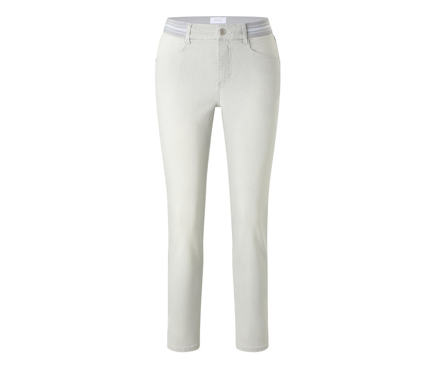 Világosszürke Angels »Ornella Sporty« Slim Fit 7/8-os farmer.