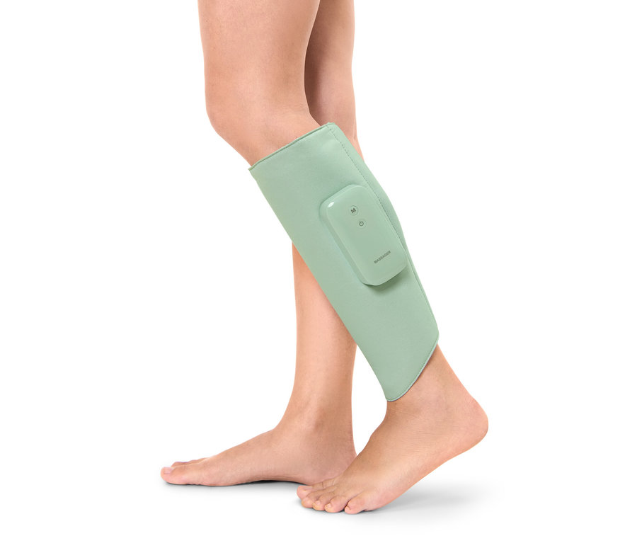 Láb akkus vádlimasszírozóval.