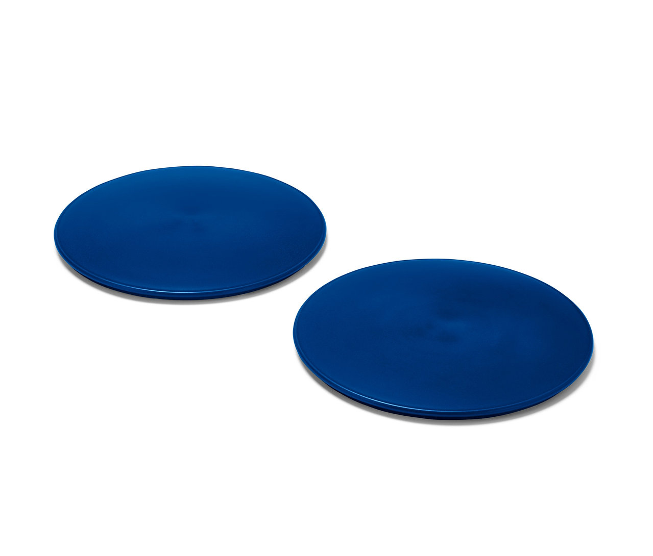 Két kék 2 csúszókorong fehér háttérrel.