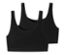 Két fekete SCHIESSER bustier melltartó biopamuttal.