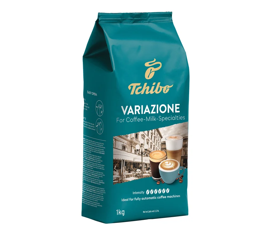 Egy csomag Variazione 1 kg szemes, pörkölt kávé.