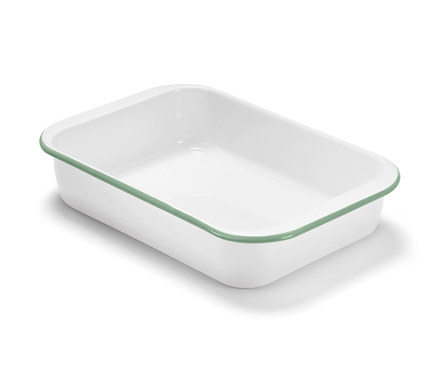 Zománcozott sütőforma, nagy