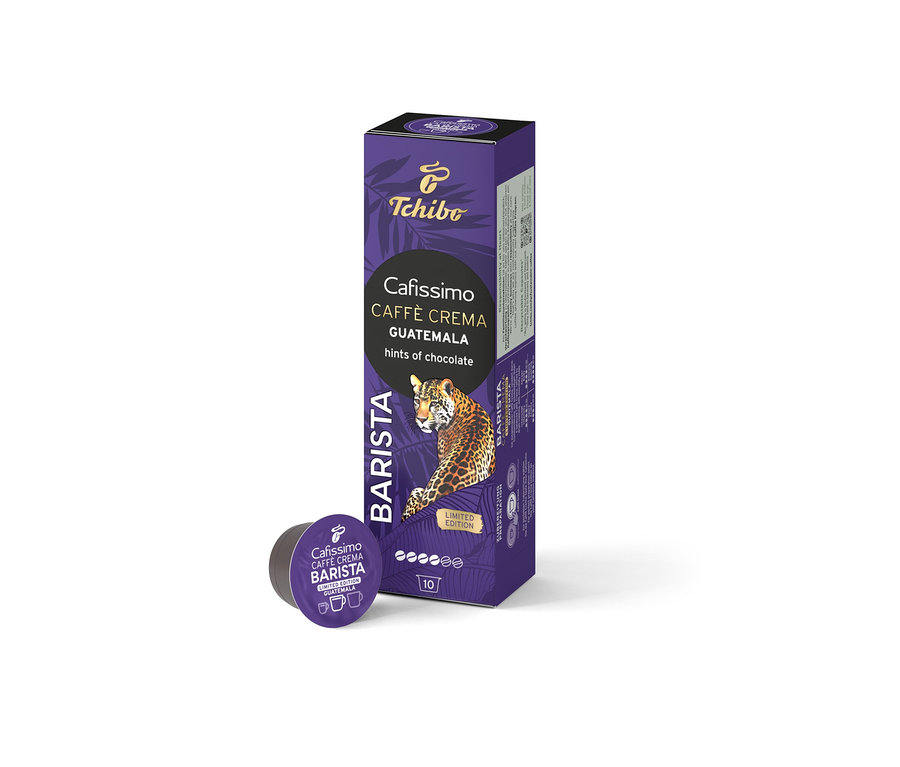 Lila Cafissimo BARISTA Caffè Crema Guatemala csomag kapszulával.